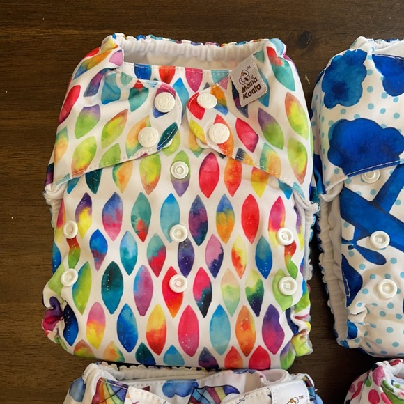 Mama Koala Rainbow Watercolor Pocket Diapers - Picture 6 of 9